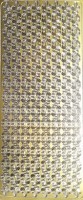 Объемные наклейки "Бордюры "Фонарики", 8 полос,  цвет - золото     
