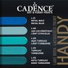 Высокоглянцевая акриловая краска Handy Lacquered, цвет- бирюзовый, 250 мл. 