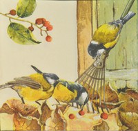 салфетка для декупажа, трехслойная, бумажная, 33х33 см., 1/4     