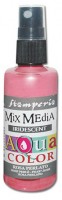 Краска - спрей "Aquacolor Spray " с переливчатым эффектом для техники "Mix Media", 60 мл. цвет -розовый перламутр