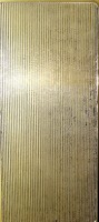 Объемные наклейки "Ровные узкие полосы", 48 полос, цвет - золото (Нидерланды)   
