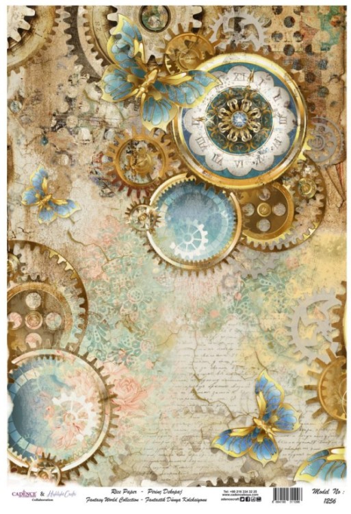 Рисовая бумага Cadence, 20 гр/кв.м. , Размер  30 х 41 см.         