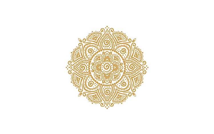 Трансфер - натирка декоративный  "Турецкая салфетка'', цвет - золото, размер - 17 х 25 см.    