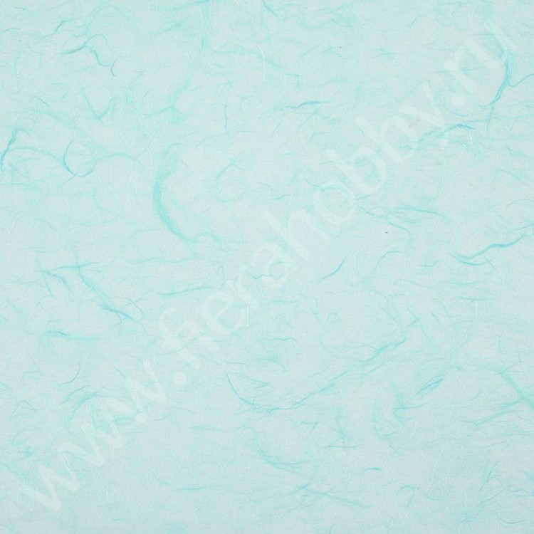 Рисовая бумага однотонная, цвет "светло-бирюзовый", 25 гр/кв.м. Размер 50х70 см.     