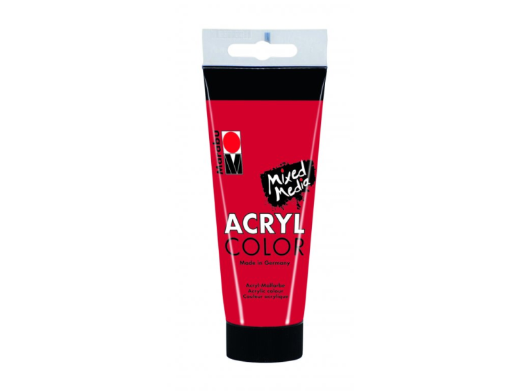 Краска акриловая ACRYL COLOR Marabu ,  цвет - вишневый красный 