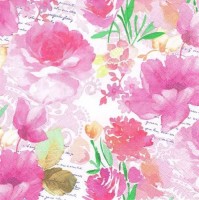 салфетка для декупажа, трехслойная, бумажная, 33х33 см., 1/4   