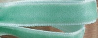  Лента бархатная, цвет - мятный, 10 мм, 1 м.      