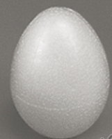 яйцо пенопластовое, высота - 7 см. Производитель - Польша  