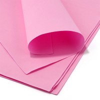 Фоамиран (пластичная замша), цвет - нежно-розовый