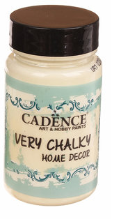 Меловая краска Cadence Very Chalky Home Decor, 90 мл., цвет - сливочная помадка