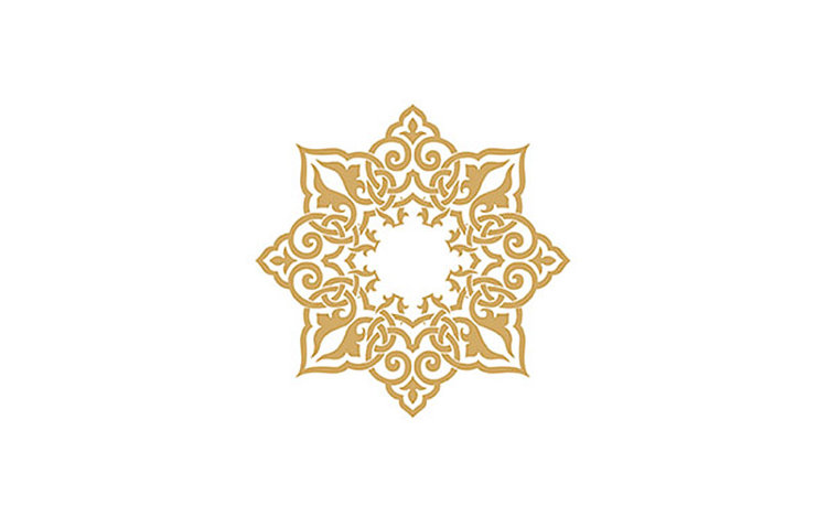 Трансфер - натирка декоративный  "Ажурный восьмиугольник'', цвет - золото