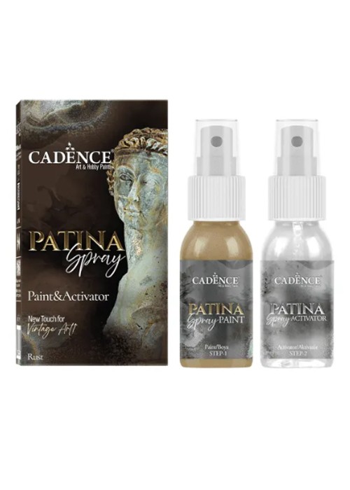 Набор Patina spray set, цвет  - ржавчина, 50мл+50мл 