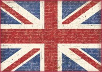 Рисовая бумага Stamperia, "Флаг соединенного королевства"