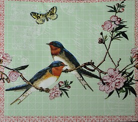 салфетка для декупажа, трехслойная, бумажная, 33х33 см., 1/4