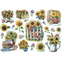 Рисовая бумага CraftPremier. Плотность - 20 гр/кв.м. Размер 21 х 30 см. 