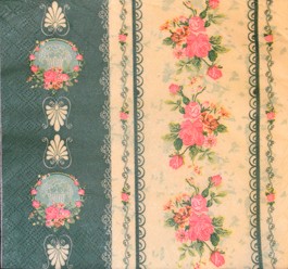 салфетка для декупажа, трехслойная, бумажная, 33х33 см., 1/4   