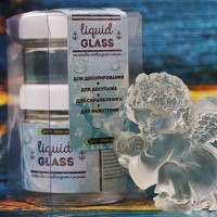 «LIQUID GLASS» на основе эпоксидной смолы, «Сraft Premier», 100мл + 50мл.