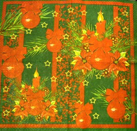 салфетка для декупажа, трехслойная, бумажная, 33х33 см., 1/1