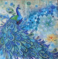 салфетка для декупажа, трехслойная, бумажная, 33х33 см., 1/4 (Punch Studio)    