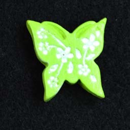 декоративный элемент "Бабочка", цвет - зеленый