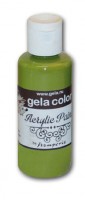  Акриловая краска  Stamperia "Gela", цвет - темное авокадо  