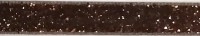  Лента бархатная голографическая, цвет - коричневый, 10 мм, 1 м.  
