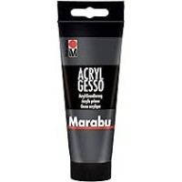 Акриловый грунт Marabu-Acryl Gesso, цвет - черный, 100 мл