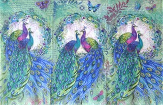 Пачка салфеток 33х42 см. (упаковка - 20 шт.)(Punch Studio)