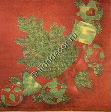 салфетка для декупажа, трехслойная, бумажная, 33х33 см., 1/4