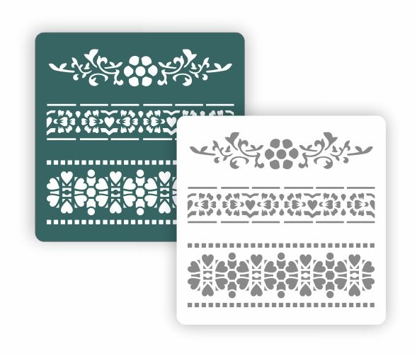 Трафарет Event Design "Орнамент  - модуль", 15 х 15 см.  