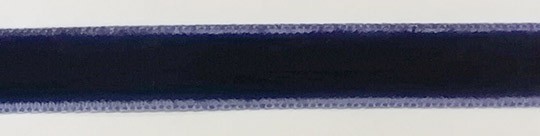  Лента бархатная, цвет - темно-синий, 10 мм, 1 м.    