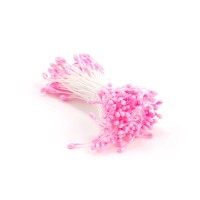 Тычинки двусторонние, цвет - розовый, 50 нитей 