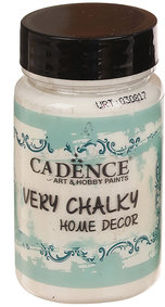 Меловая краска Cadence Very Chalky Home Decor, 90 мл., цвет - чистый белый