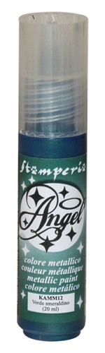 краска-контур Stamperia "Angel" металлик,  изумрудный зеленый