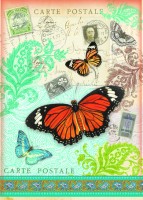 Рисовая бумага Stamperia, "Открытка с бабочками"
