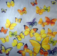 салфетка для декупажа, трехслойная, бумажная, 33х33 см., 1/4