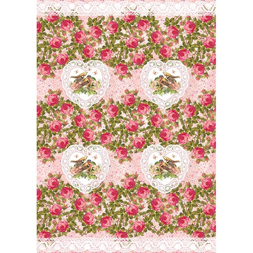 Рисовая бумага CraftPremier. Плотность - 20 гр/кв.м. Размер 28 х 38 см.