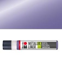  Контур Marabu-Liner Metallic, цвет - фиолетовый металлик, 25 мл. 