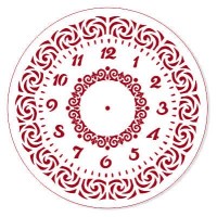 Трафарет Event Design, серия "Элеганс" , диаметр 25 см.        