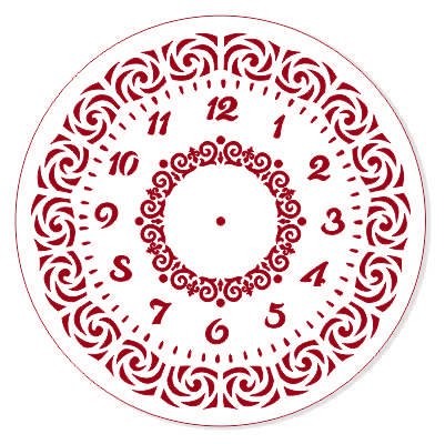 Трафарет Event Design, серия "Элеганс" , диаметр 25 см.        