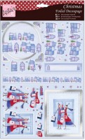 3-D карта для декупажа и скрапбукинга "Рождественские покупки" 