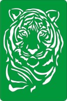Трафарет на клеевой основе многоразовый "Тигр", 10 х15 см.  