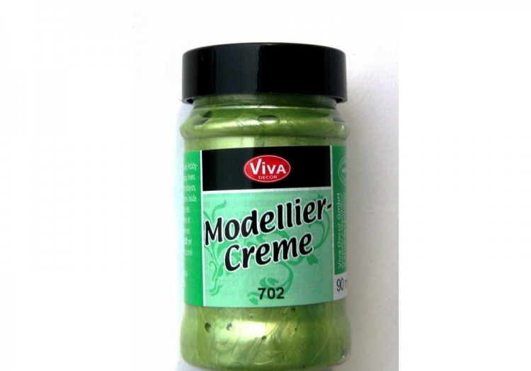 Моделирующий крем Viva Decor-Modellier Creme, цвет -  "Светло-зеленый перламутровый" 