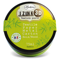 Текстурная паста Aladine IZINK 3D, цвет - "бамбук" (светло-зеленый) 