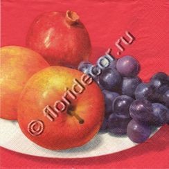 салфетка для декупажа, трехслойная, бумажная, 33х33 см., 1/4