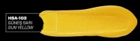 Краска  акриловая многоповерхностная гибридная с золотым глиттером  Cadence, цвет -  солнечно-желтый, 120 мл.  