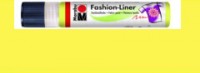 Контур Marabu Fashion-Liner по впитывающим поверхностям, цвет - лимон 
