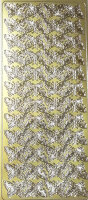 Объемные наклейки "Бабочки средние", цвет - золото (Нидерланды)   