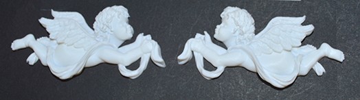 Декоративный пластиковый элемент "Два ангела" (правый /левый)