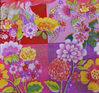 салфетка для декупажа, трехслойная, бумажная, 33х33 см., 1/4